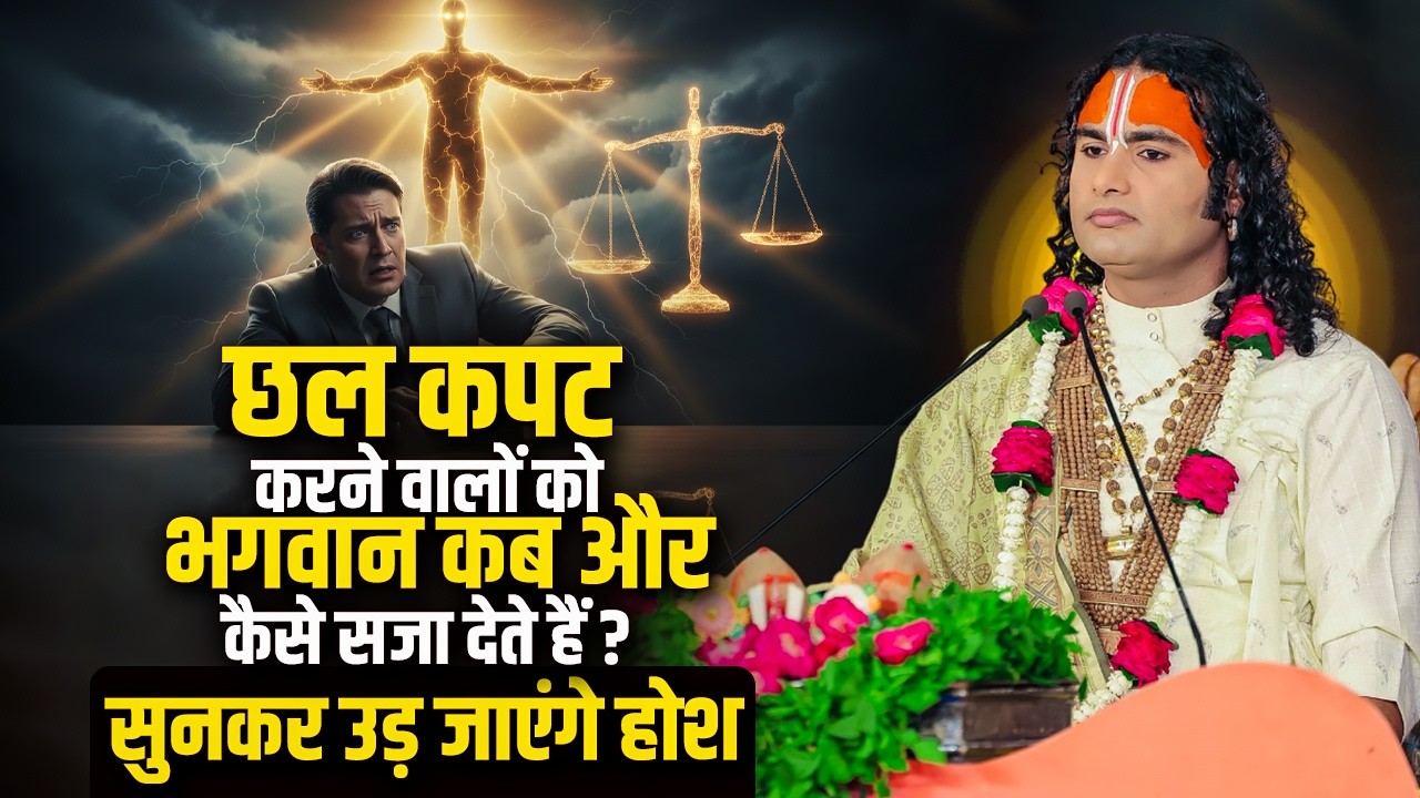 छल कपट करने वालों को भगवान कब और कैसे सजा देते हैं? सुनकर उड़ जाएंगे होश | अनिरुद्धाचार्य जी महाराज