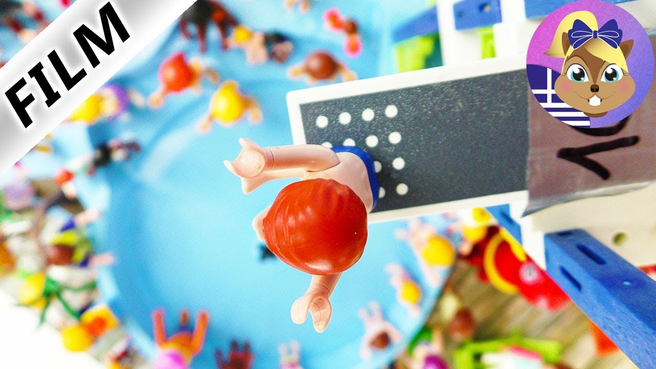 Playmobil Ταινία: Διαγωνισμός Βουτιάς στο θαλάσσιο πάρκο!Ο Αλέξανδρος πήδηξε από τα 10 μέτρα!