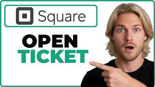 How To Create An Open Ticket In Square POS App (2026 Guide) screenshot 1