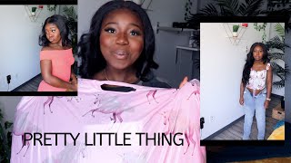 I GUESS I GAINED WEIGHT. PRETTY LITTLE THING TRY ON HAUL