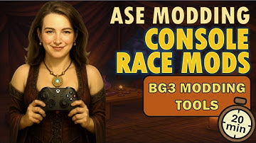 ASE Modding 7: Race Mods for Console (BG3 Modding Tools)