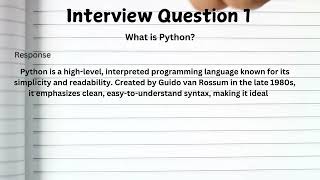 TOP 50+ Python Interview Questions &amp; Answers | Freshers &amp; Experienced Candidates | Crack Interviews