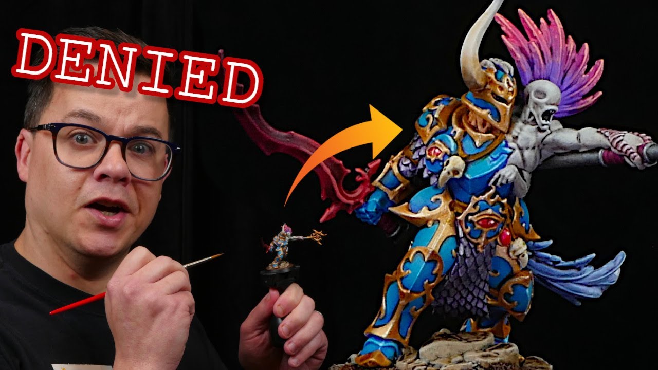 Games Workshop Will NEVER HIRE ME to Paint Minis - YouTube