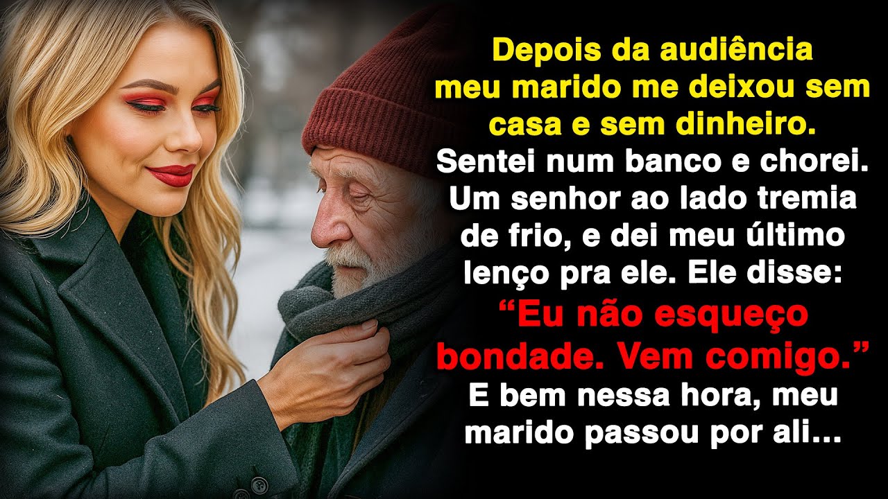 Um homem rico me expulsou — e um homem simples sussurrou: 