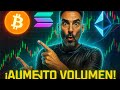AUMENTO FUERTE LIQUIDEZ !!!! EN LIBRO DE ORDENES !!! Análisis de Precios Bitcoin Etherum Solana