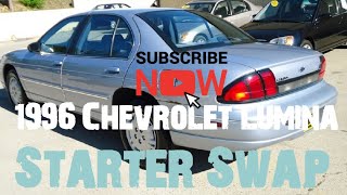 1996 Chevrolet lumina Starter Swap How To Replace A Starter On Chevy Lumina 3 1 V6