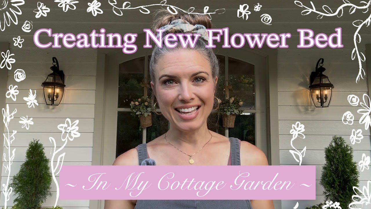 Cottage Garden Makeover: New Flower Bed, Rock Border & DIY Gate Build. Busy Day in the Garden!