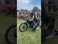 Vintage 1926 AJS GR10 racing motorcycle start up and walk around in the Kop Hill Paddocks.