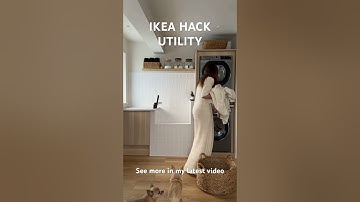 We created a utility room using IKEA products, see the full process in my latest video #homedecor