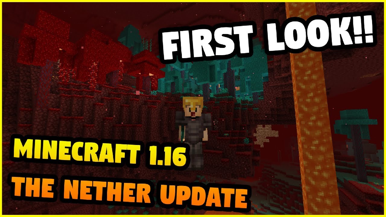 First look at the Minecraft 1.16 Nether Update!