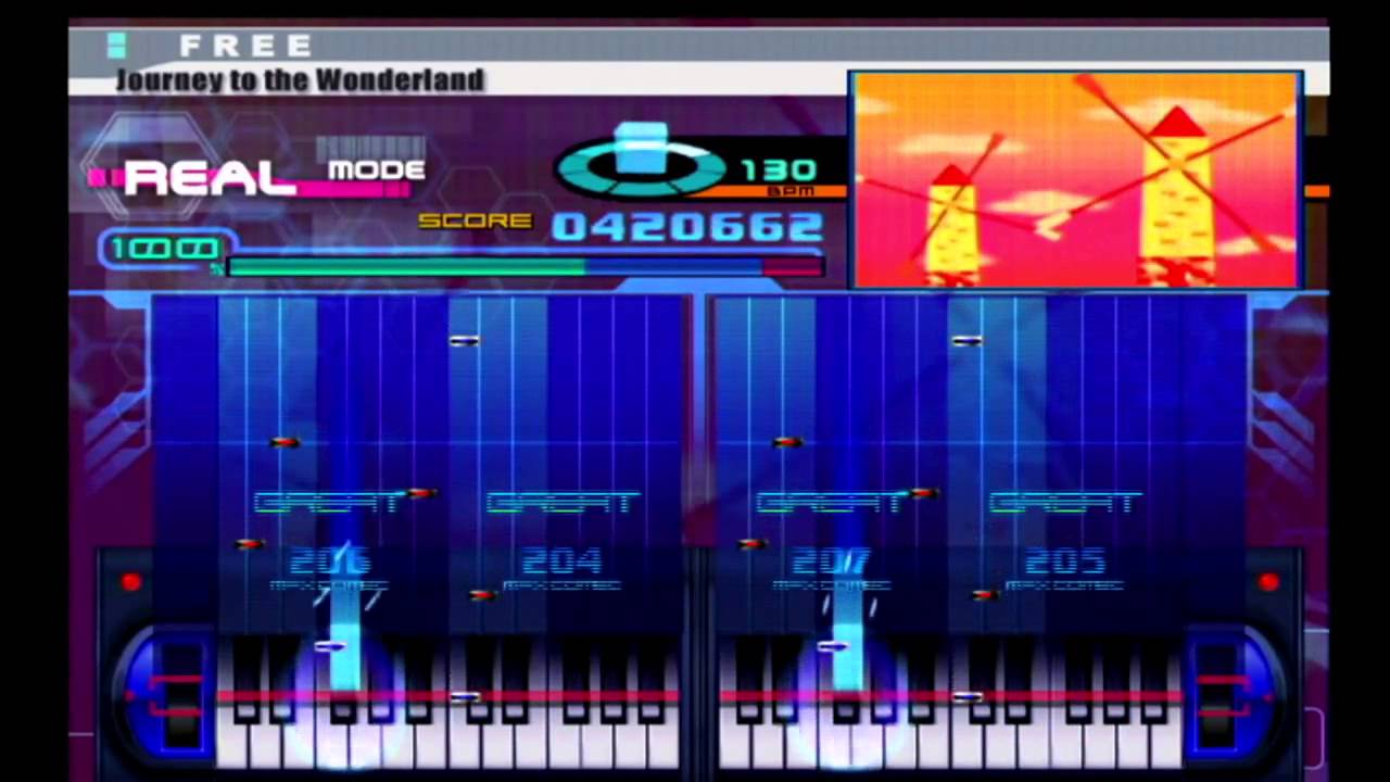 KeyboardMania II (PS2) - Journey to the Wonderland (Double) - YouTube