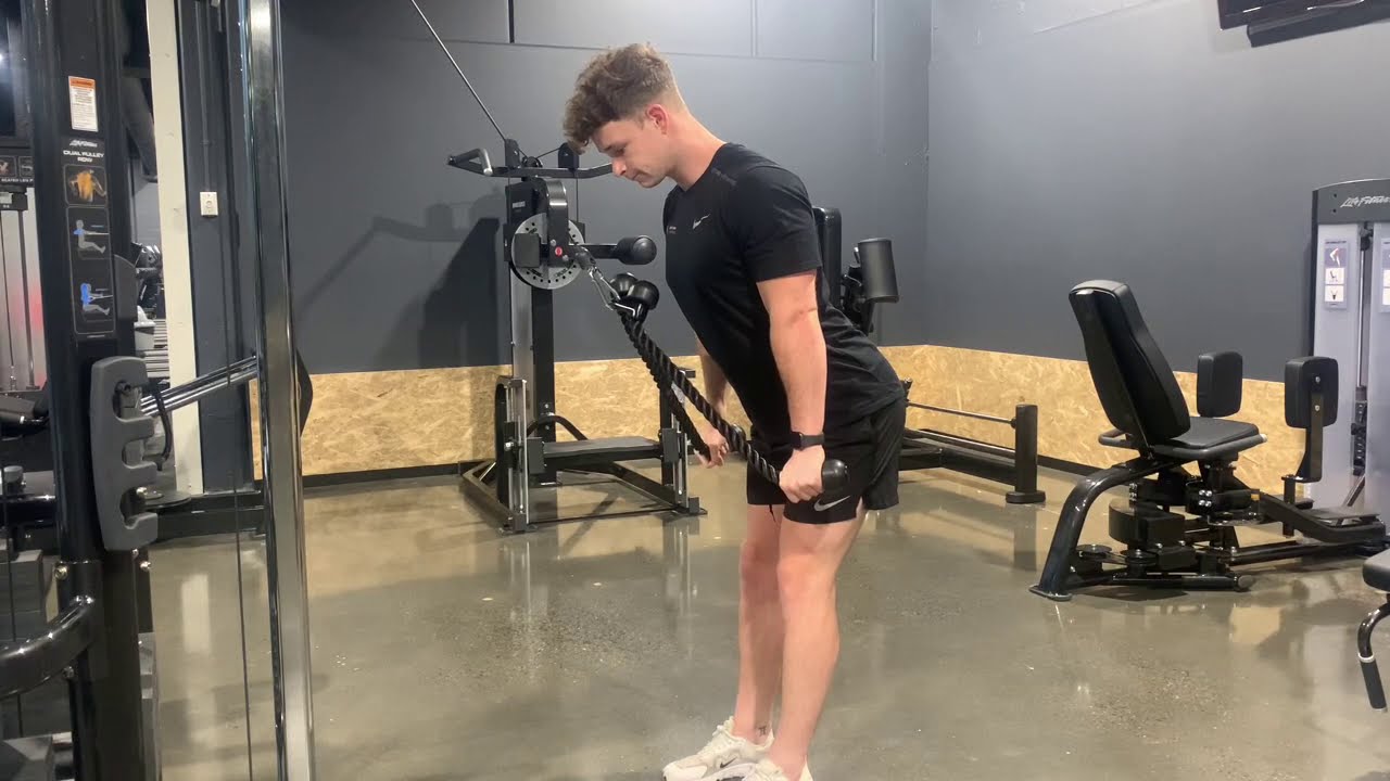 Exercise Tutorial Dual Rope Tricep Extension YouTube