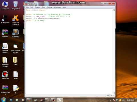 Python Language - IP Scanner -