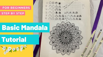 How to draw mandala art for beginners / Mandala grid tutorial step by step/ Online Mandala Workshop