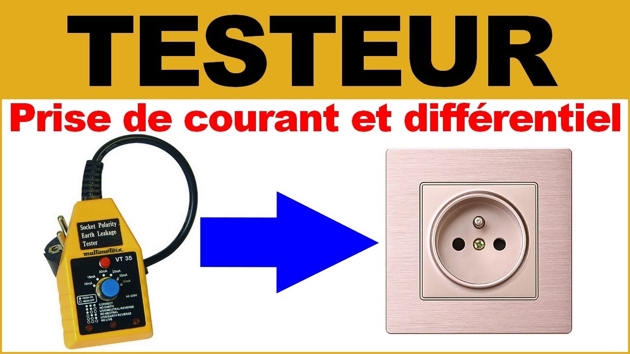 Testeur de disjoncteurs différentiels avec connexion directe dans les prises  Catu DT170 - Distrame Testeurs de disjoncteurs différentiels Catu