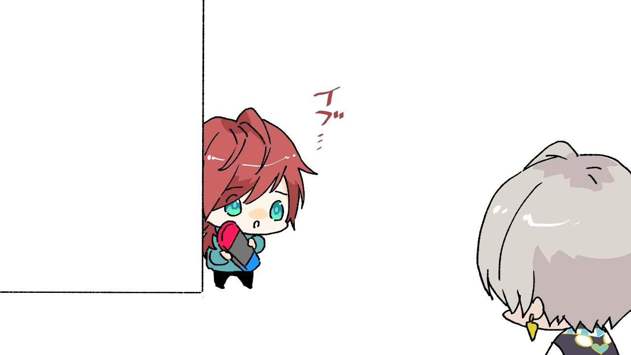 【手描き】しおしおのロレとお兄さんたち【ローレン・イロアス】【イブラヒム】【不破湊】