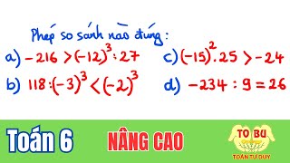 Phép so sánh nào đúng? a) -216 = (-12)^3:27; b) 118:(-3)^3=(-2)^3; c) (-15)^2.25=-25; d) -234:9=26