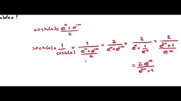 Integral of sechx 2023 MIT Integration Bee Qualifying Exam Question: 2