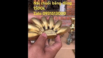 Nải chuối bằng đồng #doclabinhduong #đồcổcầnthơ #phongthuy #đồcổ