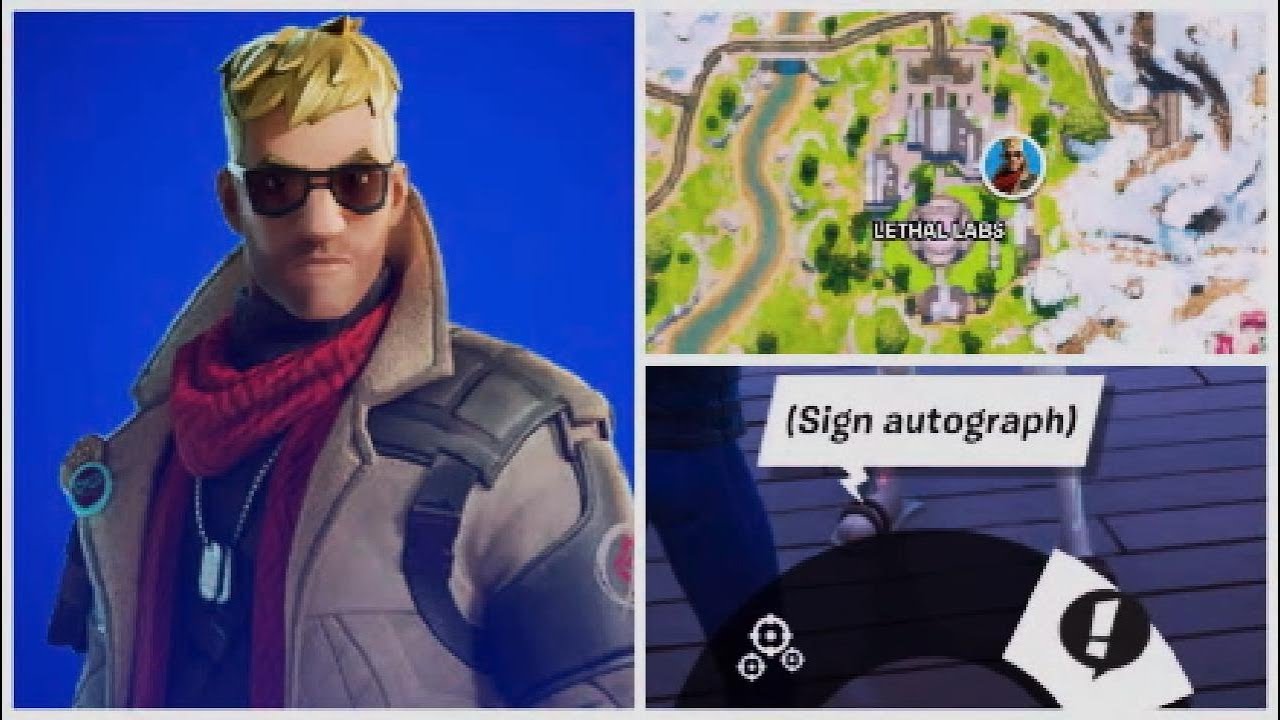 Talk to Your Fans and Sign Autographs - Fortnite Weekly Quest