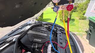 How To Recharge AC on a 2013 BMW 750 Li Properly