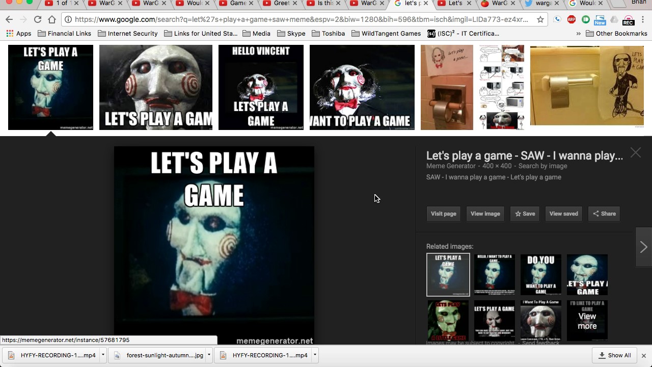 would you like to play a game
