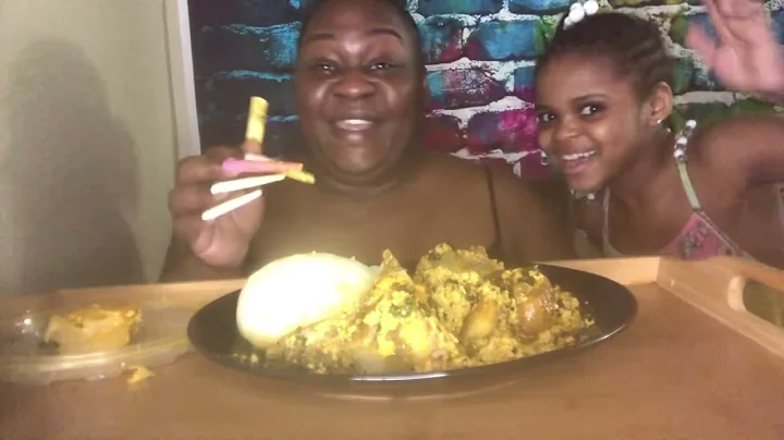 * MUST WATCH* EXTREMELY LONG NAILS CHALLENGE!!! EATING AFRICAN EGUSI SOUP & FUFU FOR THE FIRST TIME