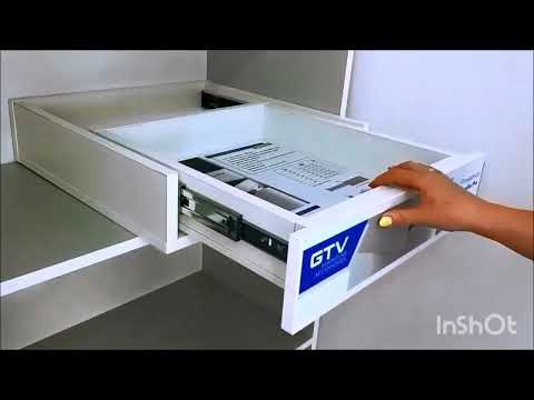 Направляюча GTV кулькова Versalite Touch PRO 2в1 (PUSH TO OPEN + SOFT CLOSE) 550мм, видео 1