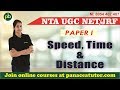 Speedtime  distance  mathematical aptitude  ugc netjrf  paper 1  panaceatutor