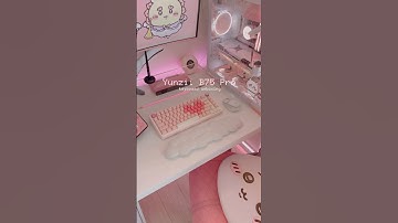 unboxing the Yunzii B75 Pro mechanical keyboard #keyboardasmr #mechanicalkeyboard #desksetup