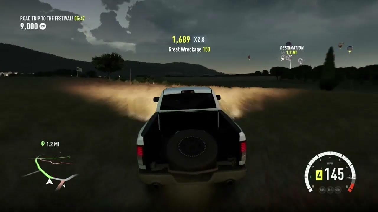 Forza Horizon 2 Dodge Ram Runner Barrel Roll
