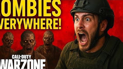 WARZONE ZOMBIES Had Us SCREAMING 😂💀 | Insane Squad Chaos