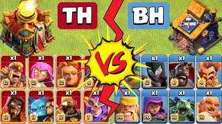 TH-16 Super Troops vs Builder Hall Troops - Clash of Clans