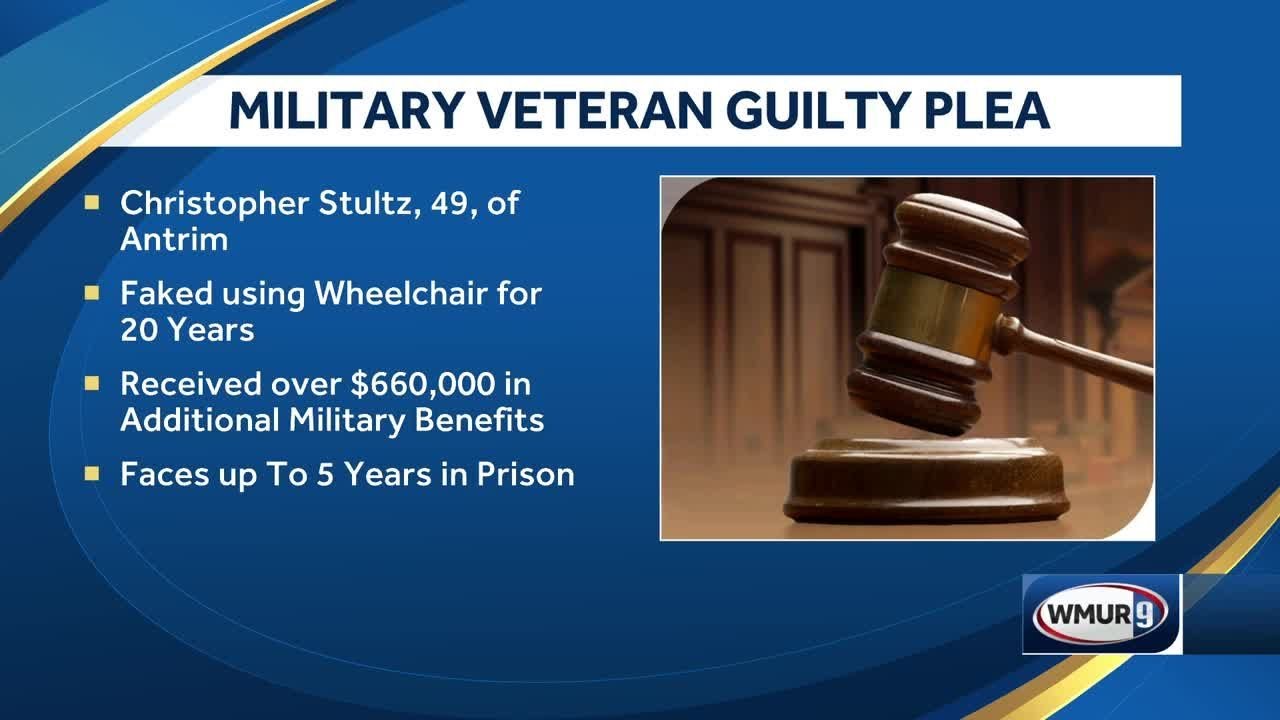 New Hampshire veteran admits to faking his need for a wheelchair to