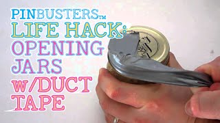 We found the cool life hack pin that says can open a tightly closed
jar using duct tape. let's give it try and see if works. materials:
tape...