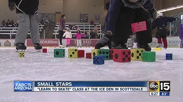 Small stars: Snowplow Sam skating class at the Ice Den