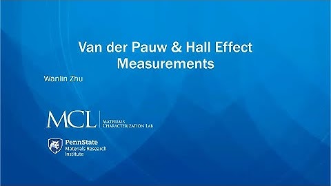 Introduction to Van der Pauw and Hall Effect Measurements