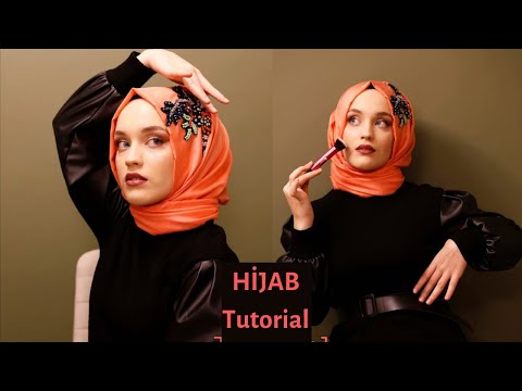 Boncuklu Günlük Şal Bağlama | #hijabtutorial