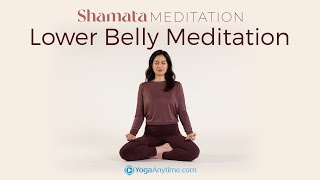 Online Shamata Meditation Classes - One Minute Lower Belly Meditation screenshot 3