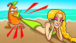 My Friend is a Mermaid || Funny Mermaid Situations by Pear Couple
