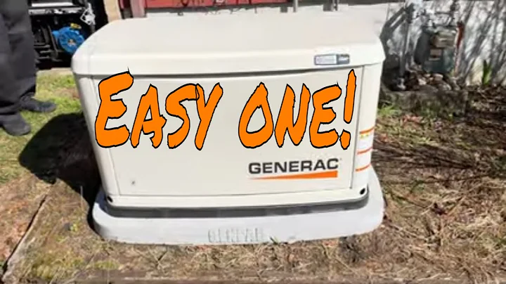 gas pipe for Generac Generator 14 kw