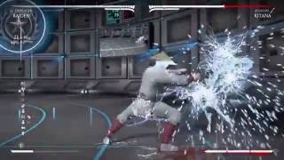 MKX Raiden (Displacer)  Combo  Compilation   35-54%
