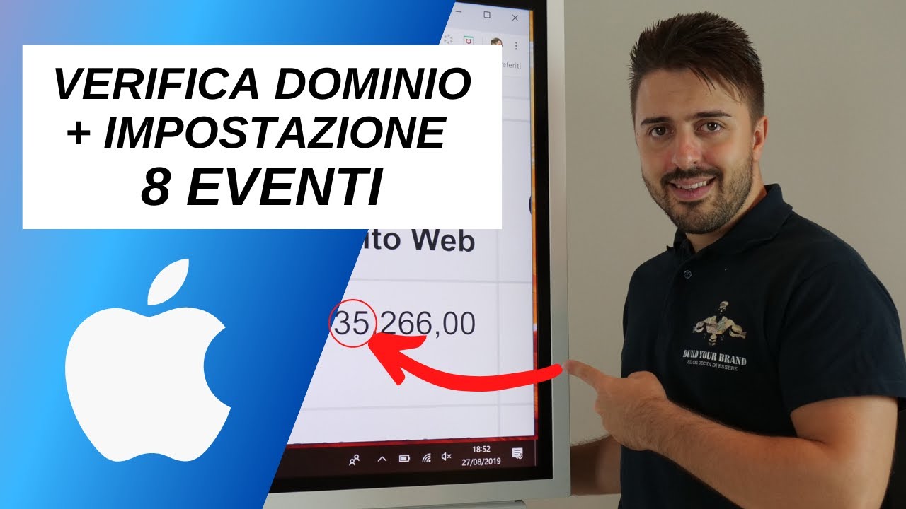 Update Facebook ADS: Verifica Dominio + Configurazione 8 Eventi Web