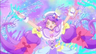 Tropical Rouge Precure! Cure Coral x attack and mokomoko coral diffusion