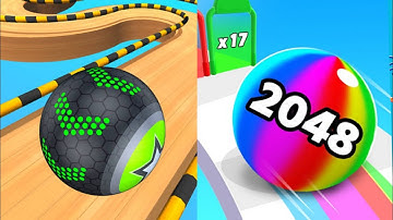 Ball Run 2048 infinity Vs Going Balls Speedrun - All Levels Android, ios Gameplay Walkthrough Ep.10