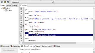 C programming(bengali)-If and else condition with simple calculator