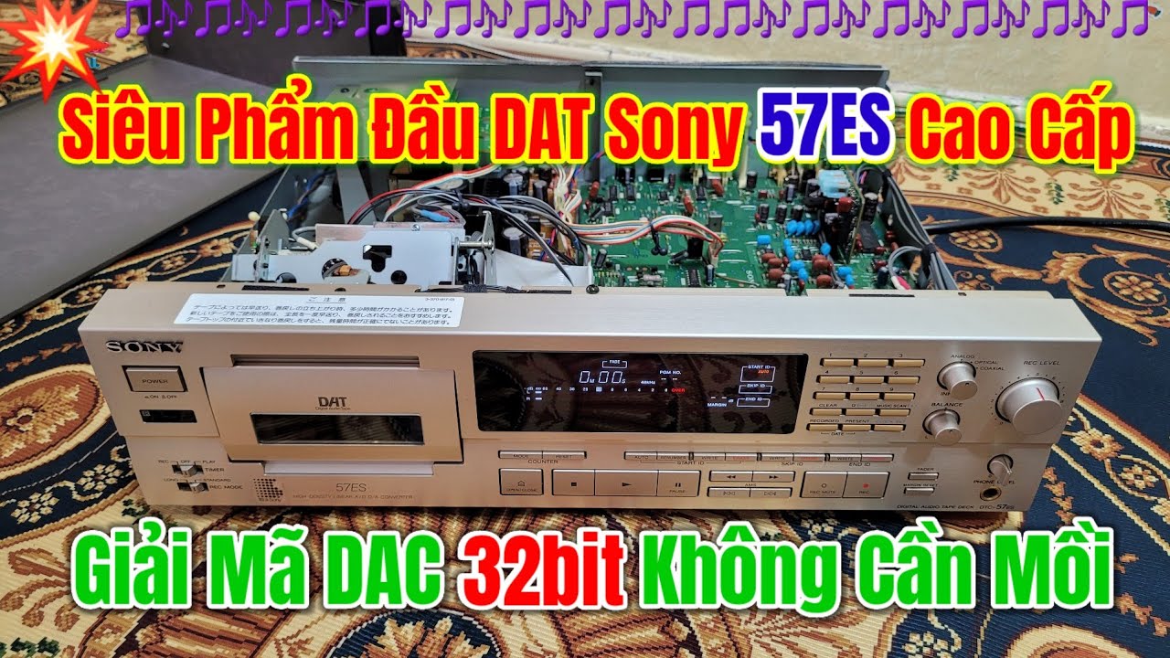 Super Product Sony 57ES High-End DAT Player 32bit DAC Decoding
