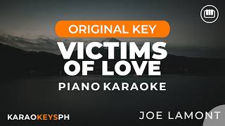 Joe Lamont - Victims of Love (Piano Karaoke)
