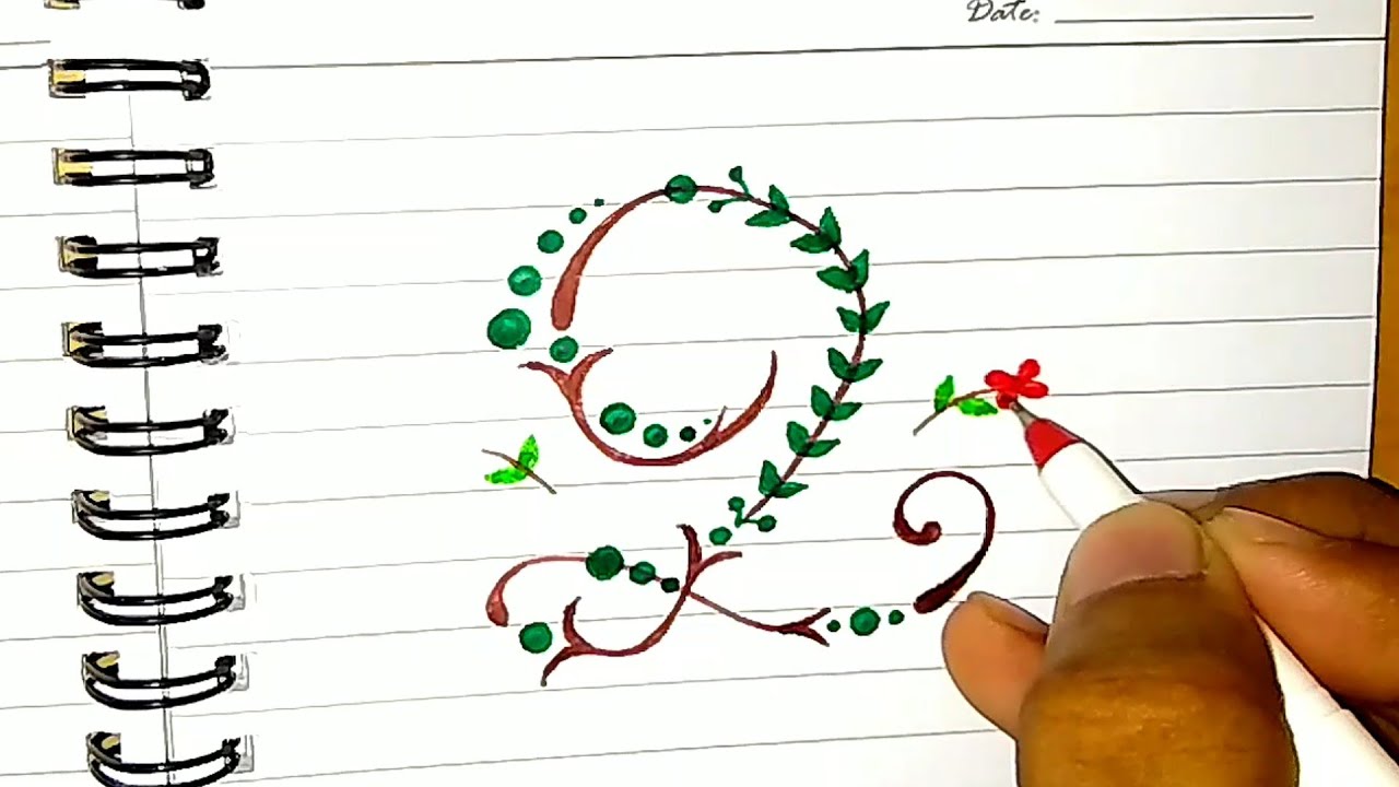 HOW TO WRITE LETTER "Q" IN FANCY STYLE || MOST BEAUTIFUL ART LETTERING