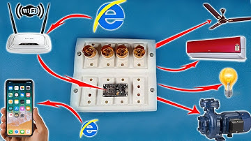 Wifi HomeAutomation | NodeMcu ESP8266। अपने घर की लाइट को अब फ़ोन से करे कंट्रोल